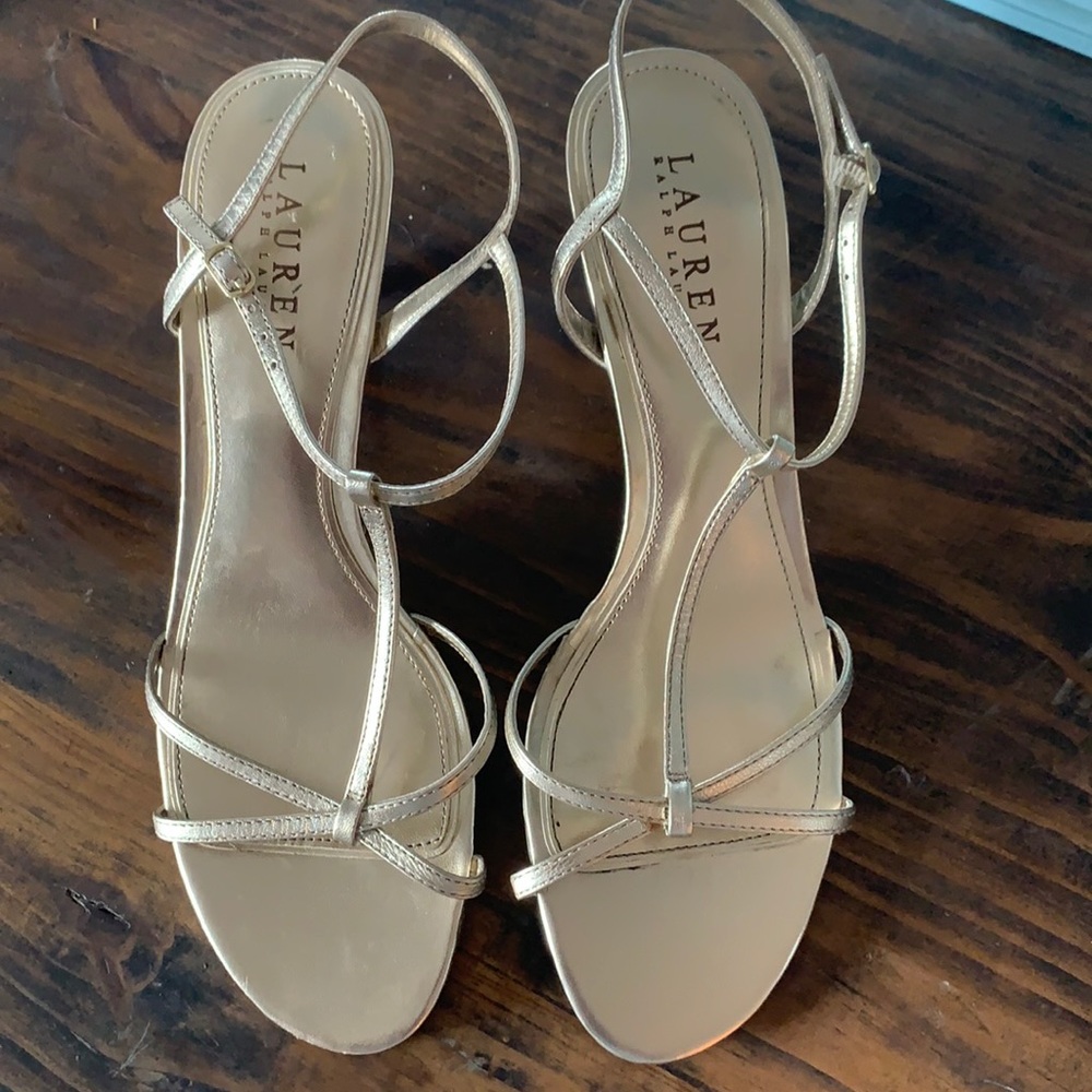 Gold heels